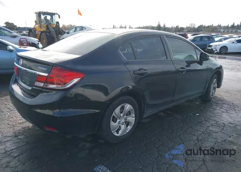 2013 Honda Civic Lx z USA, uszkodzony, nr VIN 2HGFB2F52DH544604